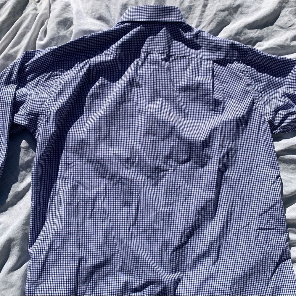 Tommy-hilfiger Men's Purple and Blue Shirt - Picture 8 of 8